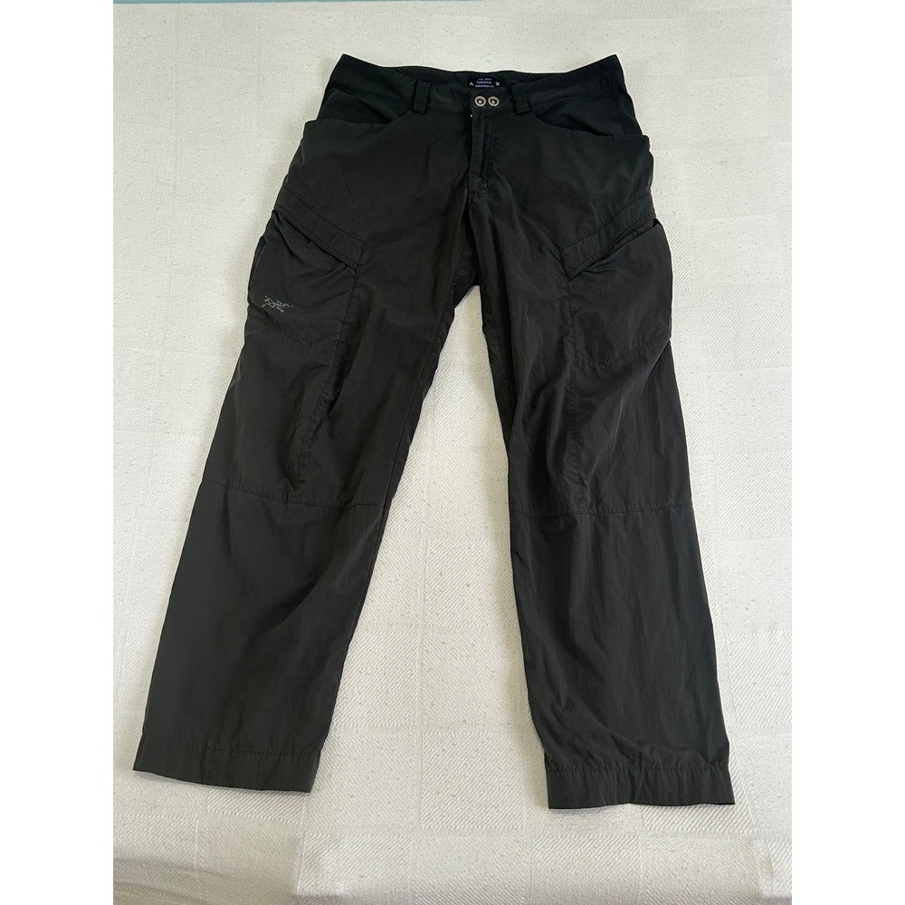 Arcteryx Mens Hiking Cargo Pants 34 Charcoal Grey Outdoor Trekking Trousers